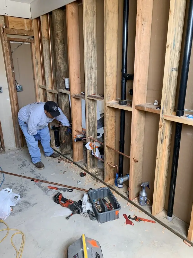 Commercial rough-in plumbing for Water Heater Replacement in Brownfield